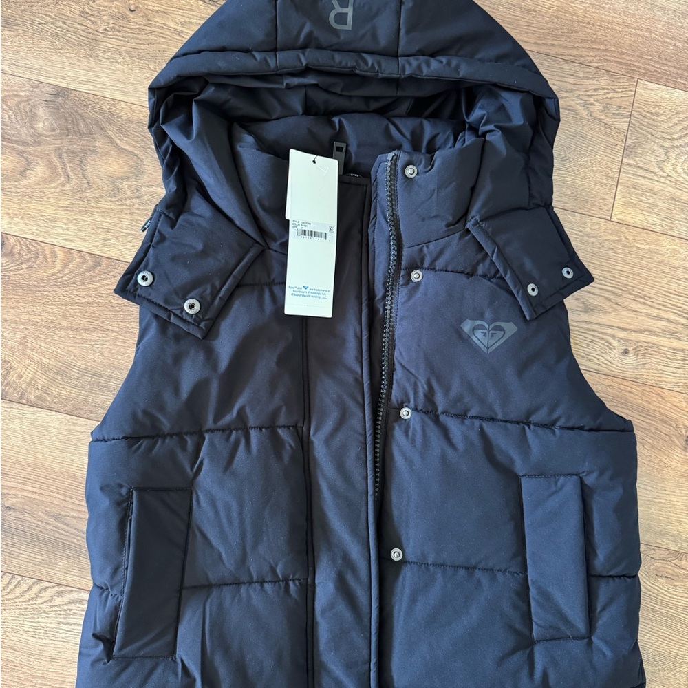 Roxy Black Water-Resistant Vest
